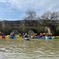 Group Kayaking on River Arun